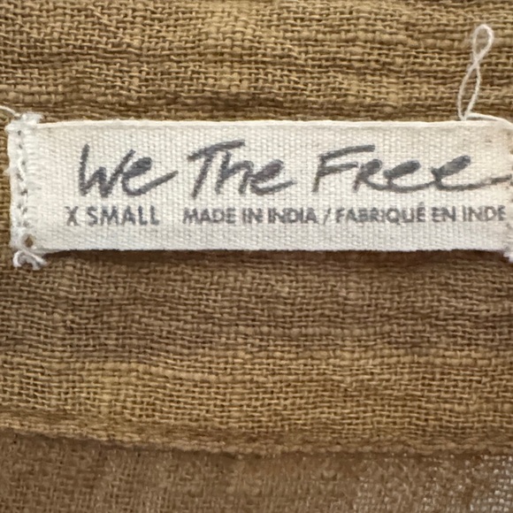 We the Free Brown Button-Up Shirt - Picture 3 of 4